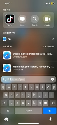 Iphone with tik - iphone, and