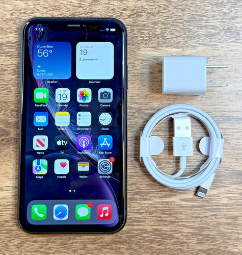Apple iphone 64gb - xr, nero